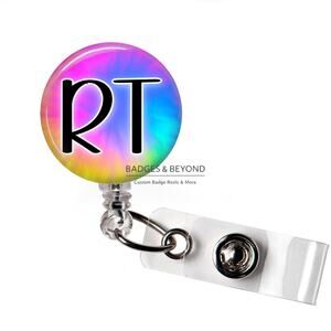 🫁✨ RT Respiratory Therapist Badge Reel | Respiratory Care ID Holder